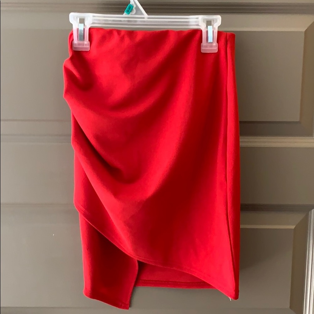 Nasty Gal Red two piece set